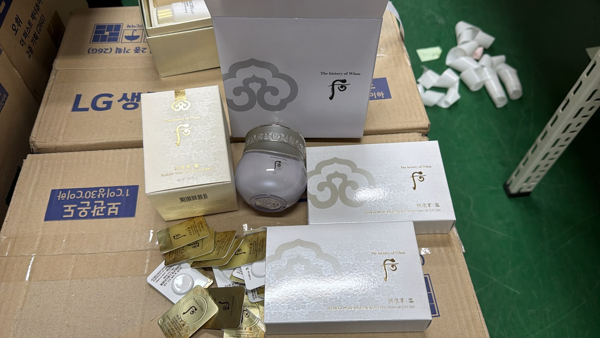 ES077 The Whoo 后拱辰享：雪珍白/亮白清安系列密集護理企劃大套盒 exp:2029.06