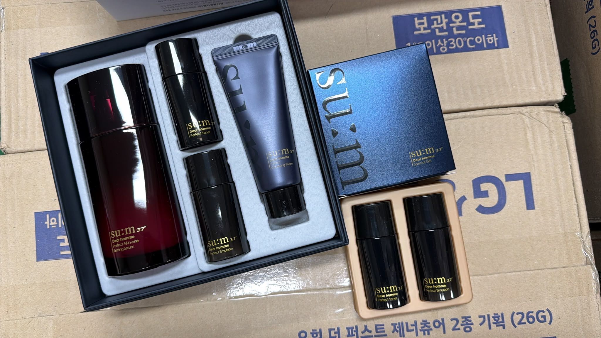 ES015 SU:M37° 呼吸 Dear Homme 男士全效保濕修護套裝 exp:2029.06