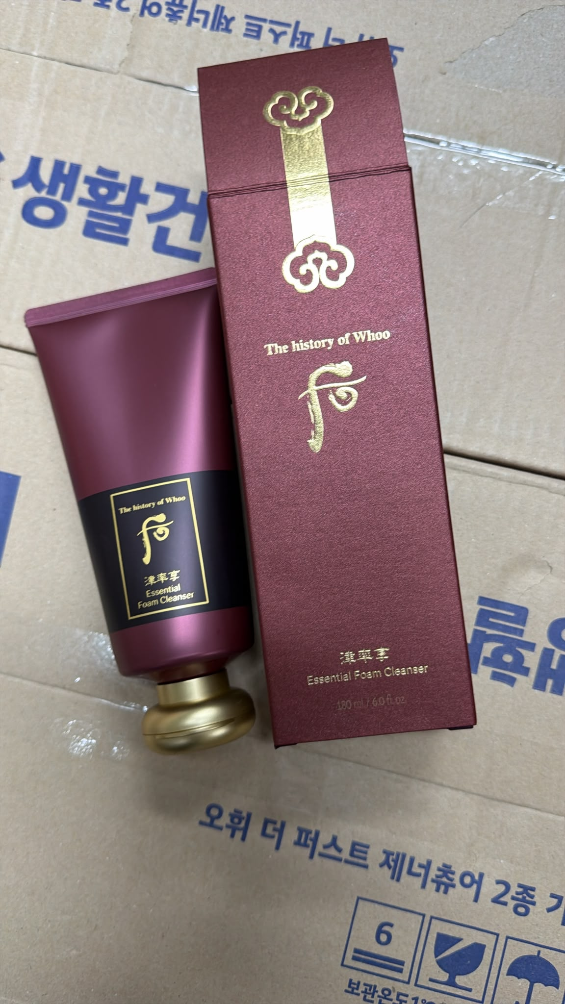 ES019 The Whoo 后 津率享紅華凝香潔面泡沫 180ml exp:2029.03