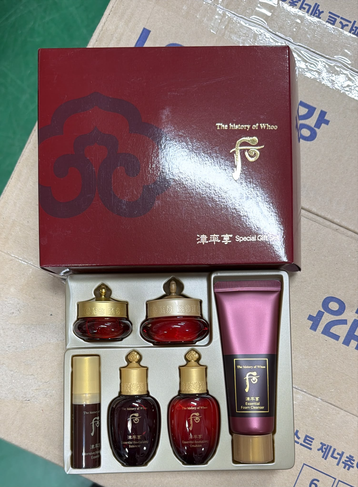 ES065 The Whoo 后 津率享紅華凝香旅行護膚6件套 exp:2028.05