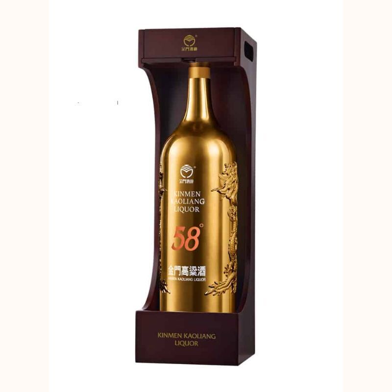 金門酒廠58度 傳家聚金龍 鍍金特仕版 5100ml