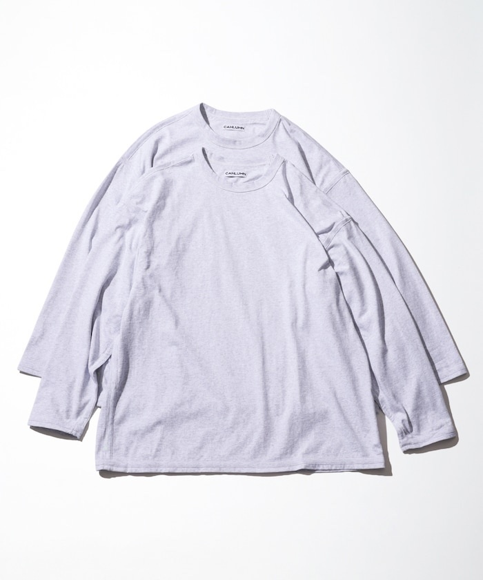 CAHLUMN / 2-Pack Reversible Long Sleeve Tee “REGULAR FIT”