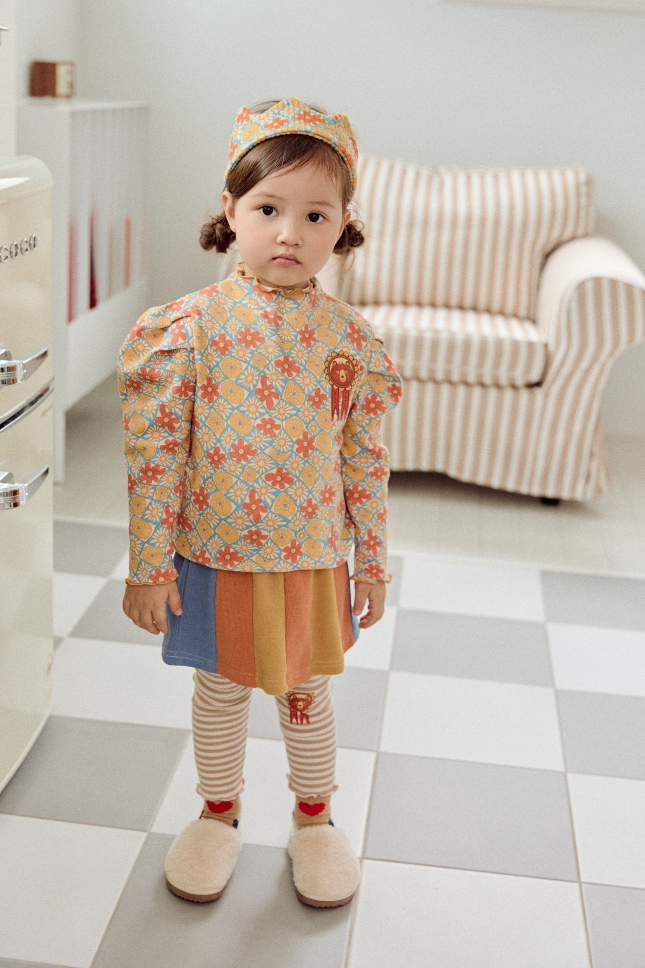 MIMICO Girls Flower Tee