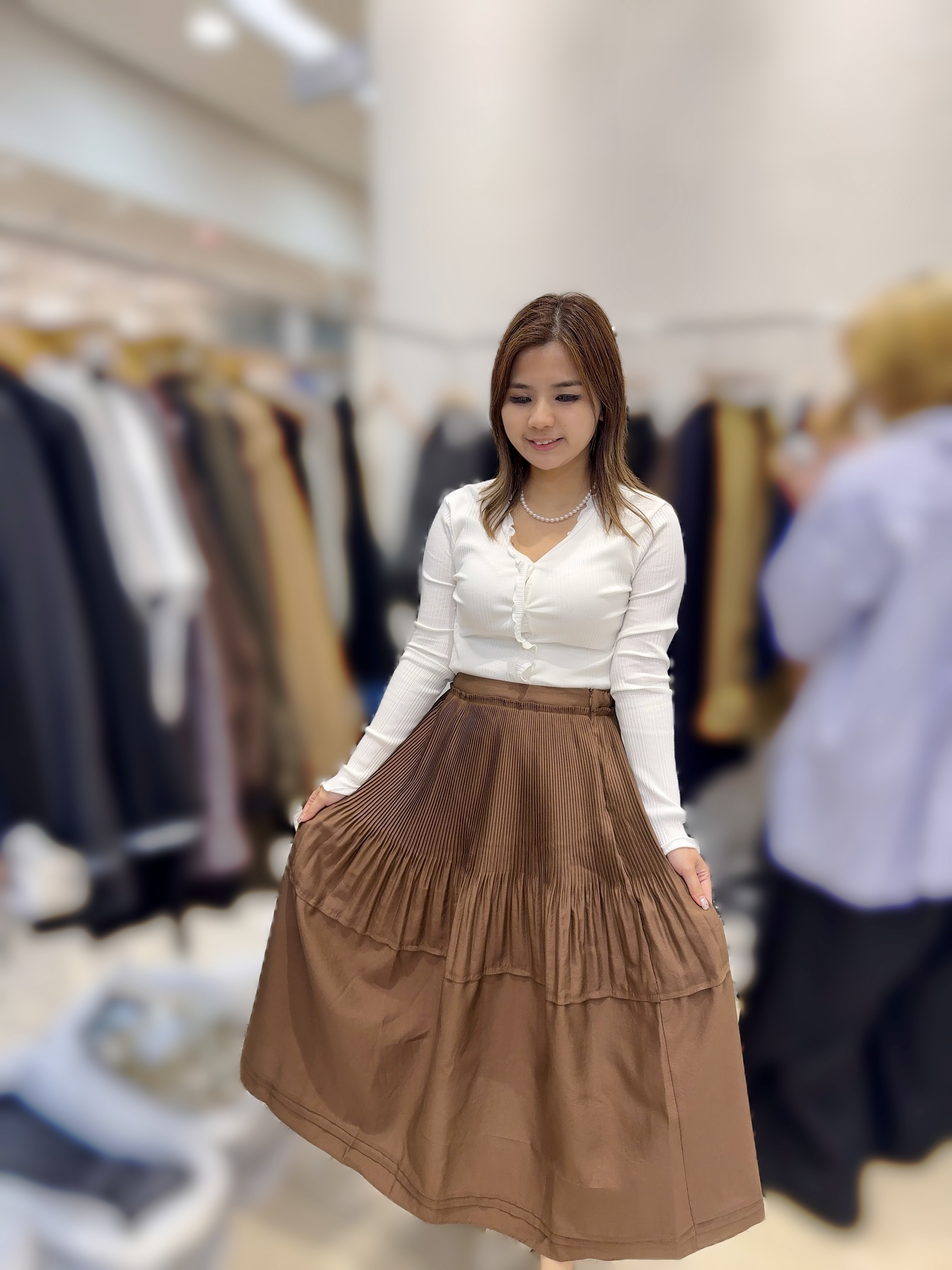 EN22  下身 S:腰26-32 HIP49 長33.5 / M: 腰27-33 HIP50 長34      $639