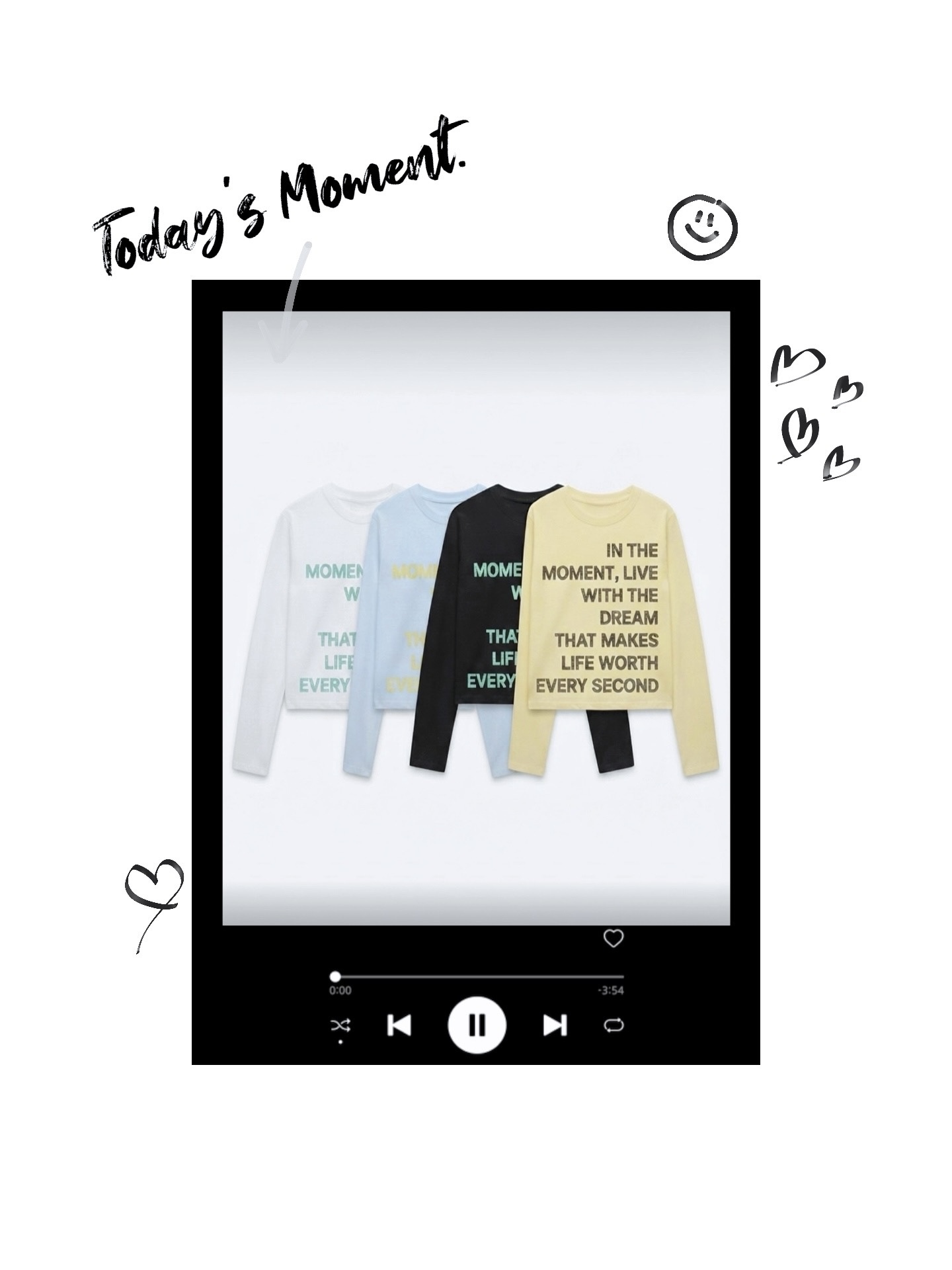 【網站限定優惠】In The Moment Long Sleeve Tee