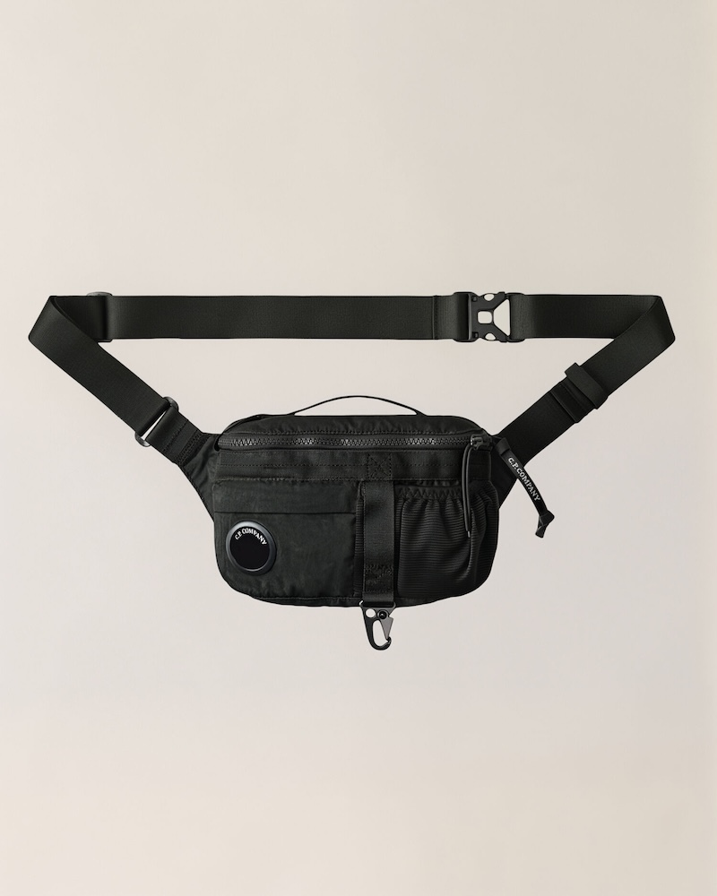 C.P. Company - Nylon B Lens Mini Waist Bag - 21CMAC128A005269G999 BLACK