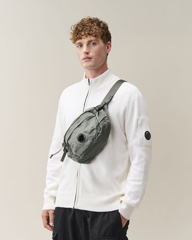 C.P. Company - Nylon B Lens Waist Bag - 21CMAC734A005269G950 CASTOR GREY