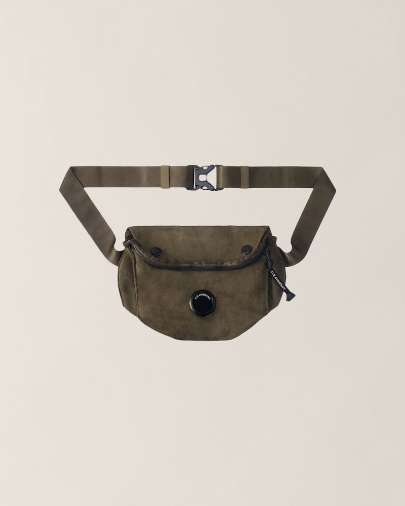 C.P. Company - Nylon B Lens Zipped Waist Bag - 21CMAC117A005269G683 IVY GREEN