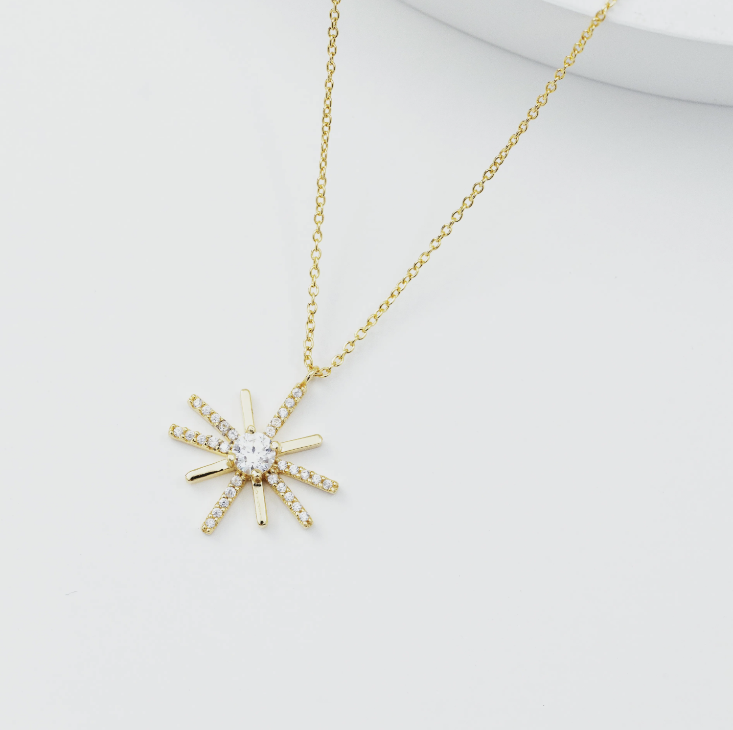 STARLA 晨星星芒項鍊展示