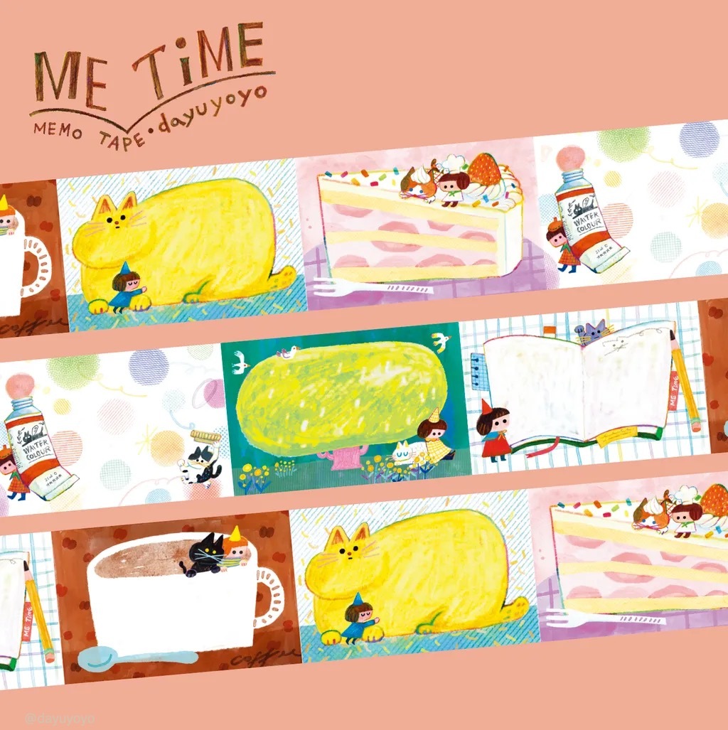 ME TIME 100枚 便利貼膠帶｜臺灣 大宇人