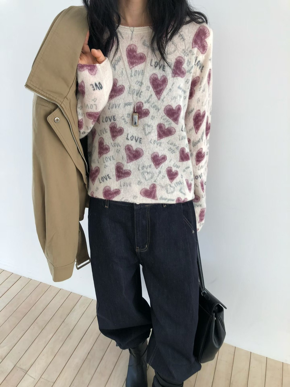 愛心LOVE針織上衣