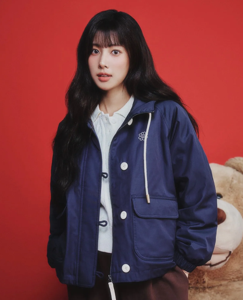 韓國代購｜優惠售完即止！WHAT IT ISN'T Flory Hooded Padded Jumper (2 Colours)
