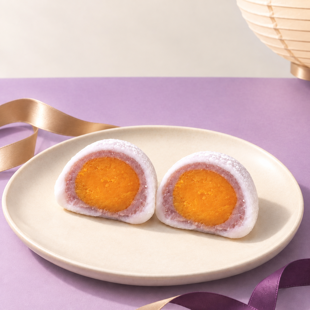 【 鹹蛋黃大福兩入組 】芋泥2入