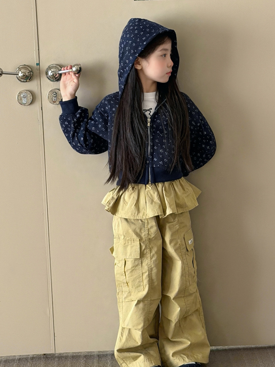 美式復古碎花短外套