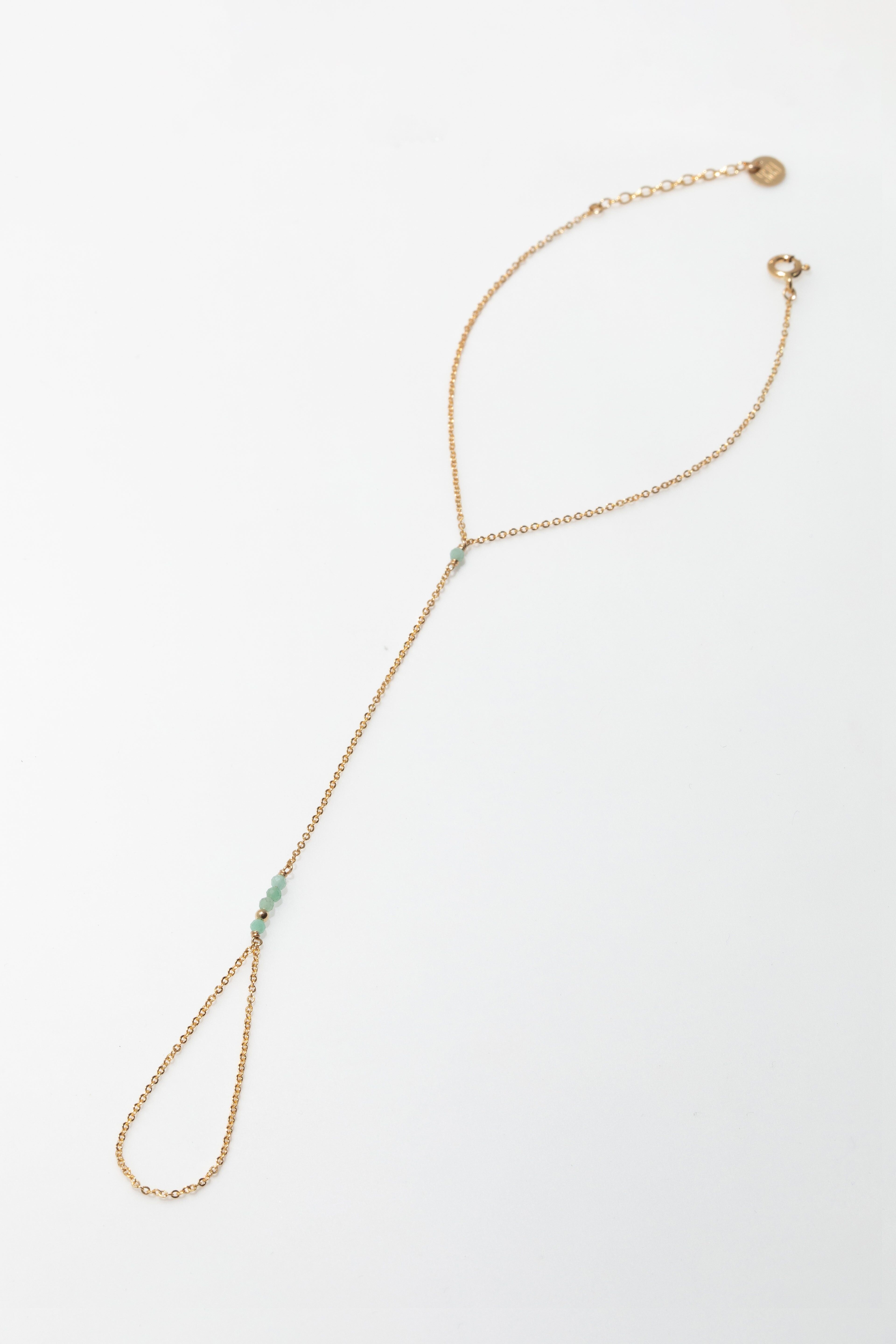1YA0915-285 [YAY PARIS] Théa 祖母綠手部飾品 #24SUK-130path147-unun (EU)