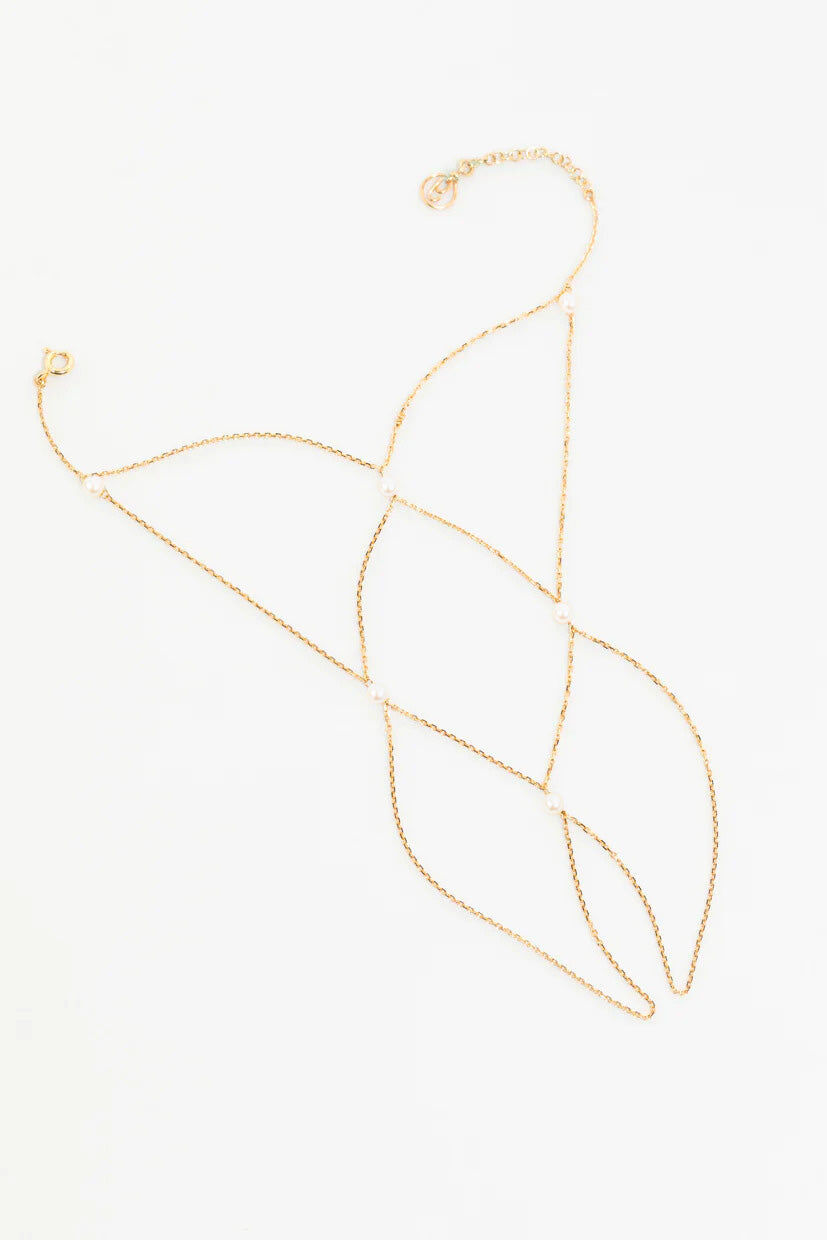 1YA0915-290 [YAY PARIS] Cultured Pearl 養殖珍珠手部飾品 養殖珍珠 #130mrcn101-unun (EU)
