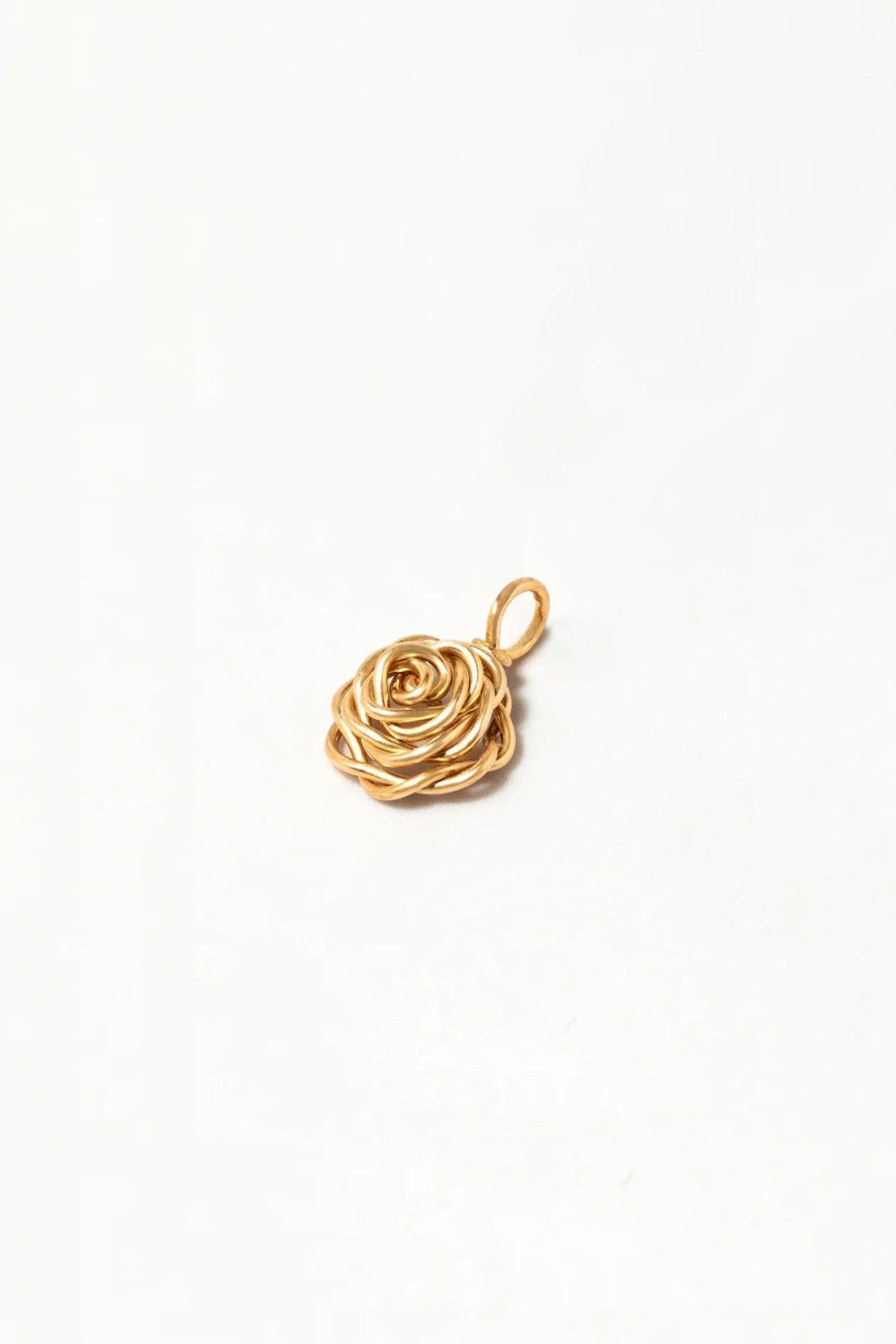 1YA0915-295 [YAY PARIS] Small Rosa 金色小型吊墜 金色 #901pdrs100-unun (EU)