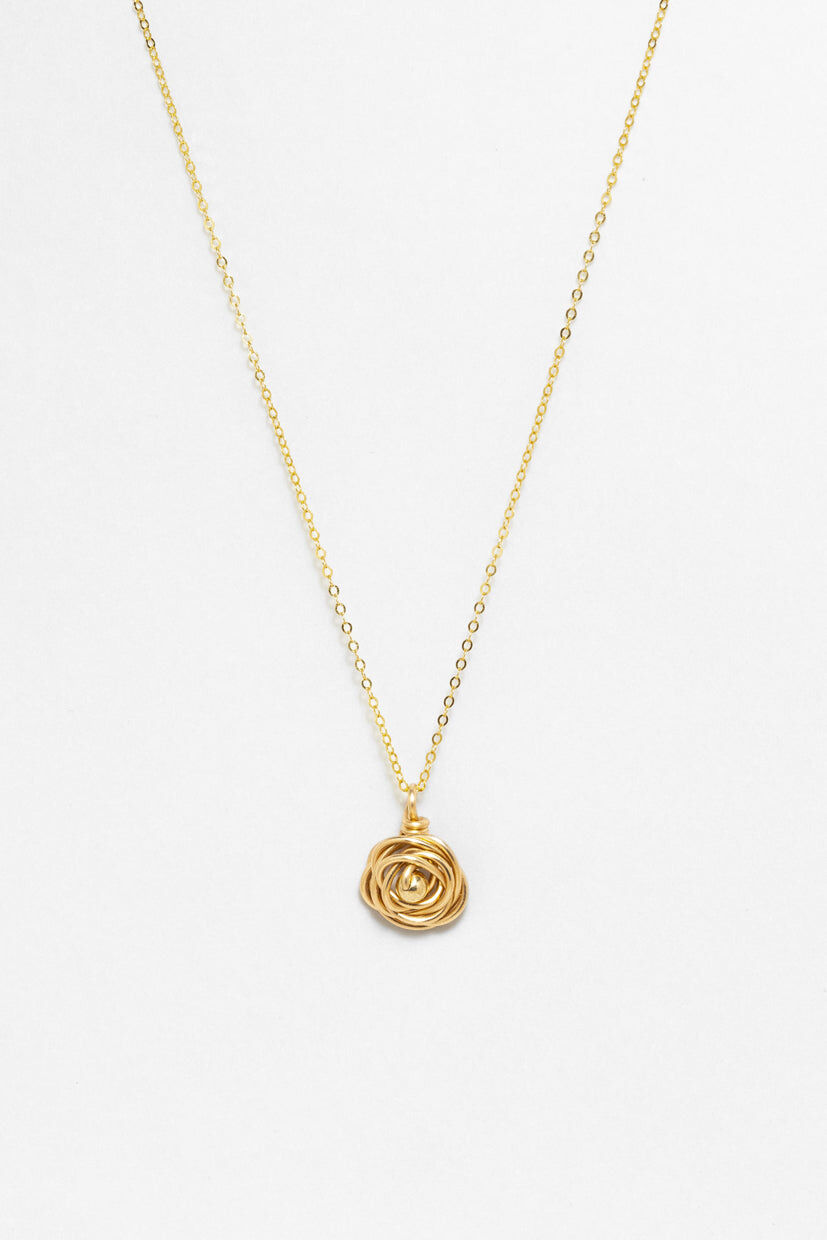 1YA0915-296 [YAY PARIS] Medium Rosa 金色中型吊墜 金色 #24AHC-901pdrsmy100-unmd (EU)