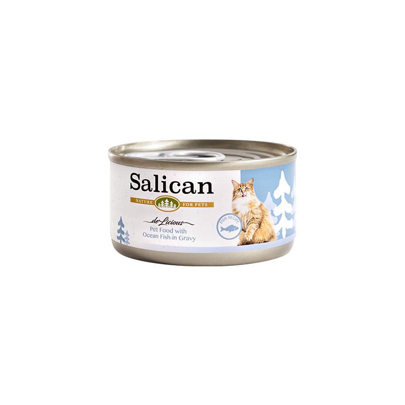 Salican 肉汁貓罐| 海洋魚| 85g