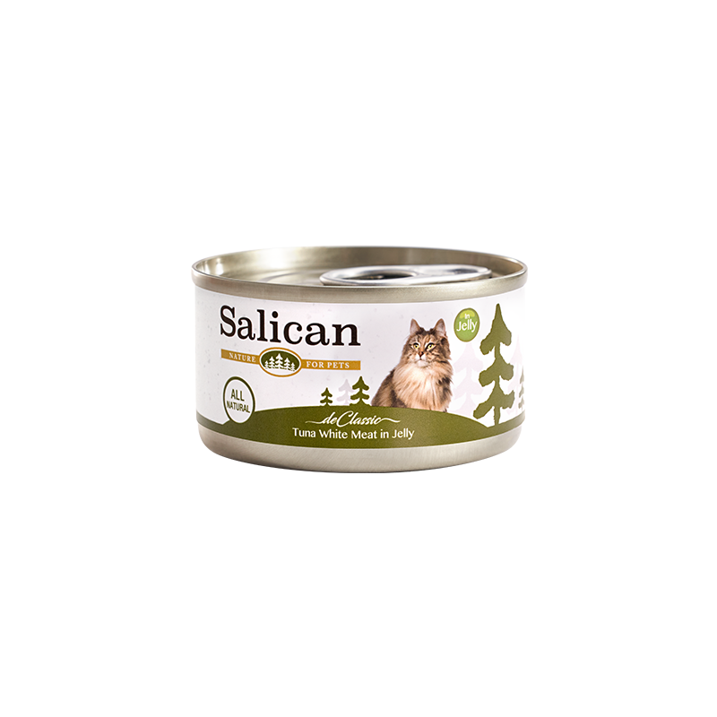 Salican 白肉吞拿魚啫喱貓罐| 85g