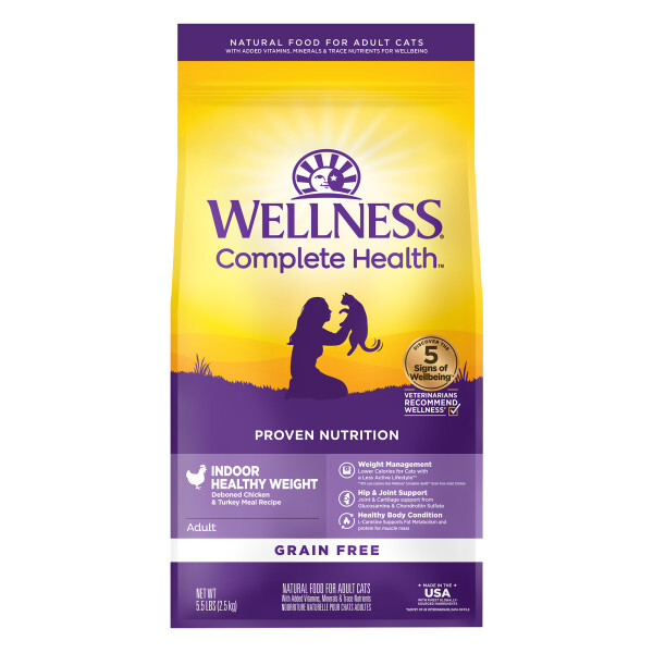 Wellness Complete Health 無穀物貓糧| 體重管理 雞肉| 5.5lb