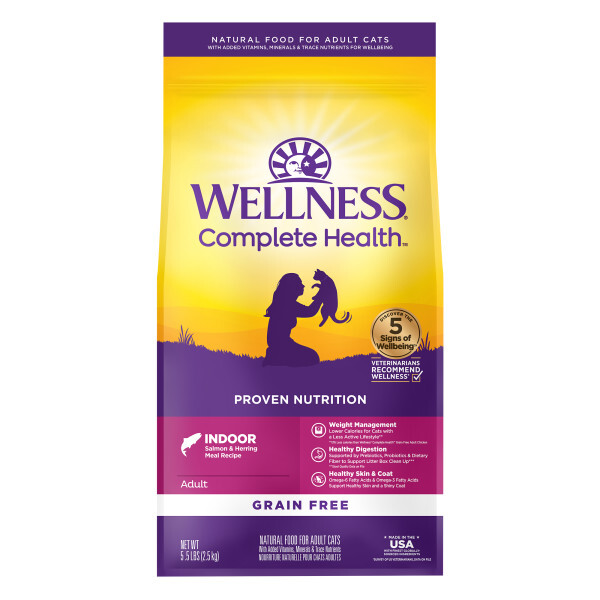 Wellness Complete Health 無穀物貓糧| 室內貓 海魚| 11.5lb