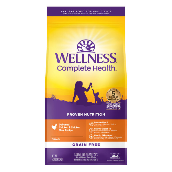 Wellness Complete Health 無穀物貓糧| 成貓 雞肉| 11.5lb
