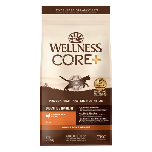 Wellness CORE+ 無穀物腸胃消化貓糧 | 雞肉 | 11 lb