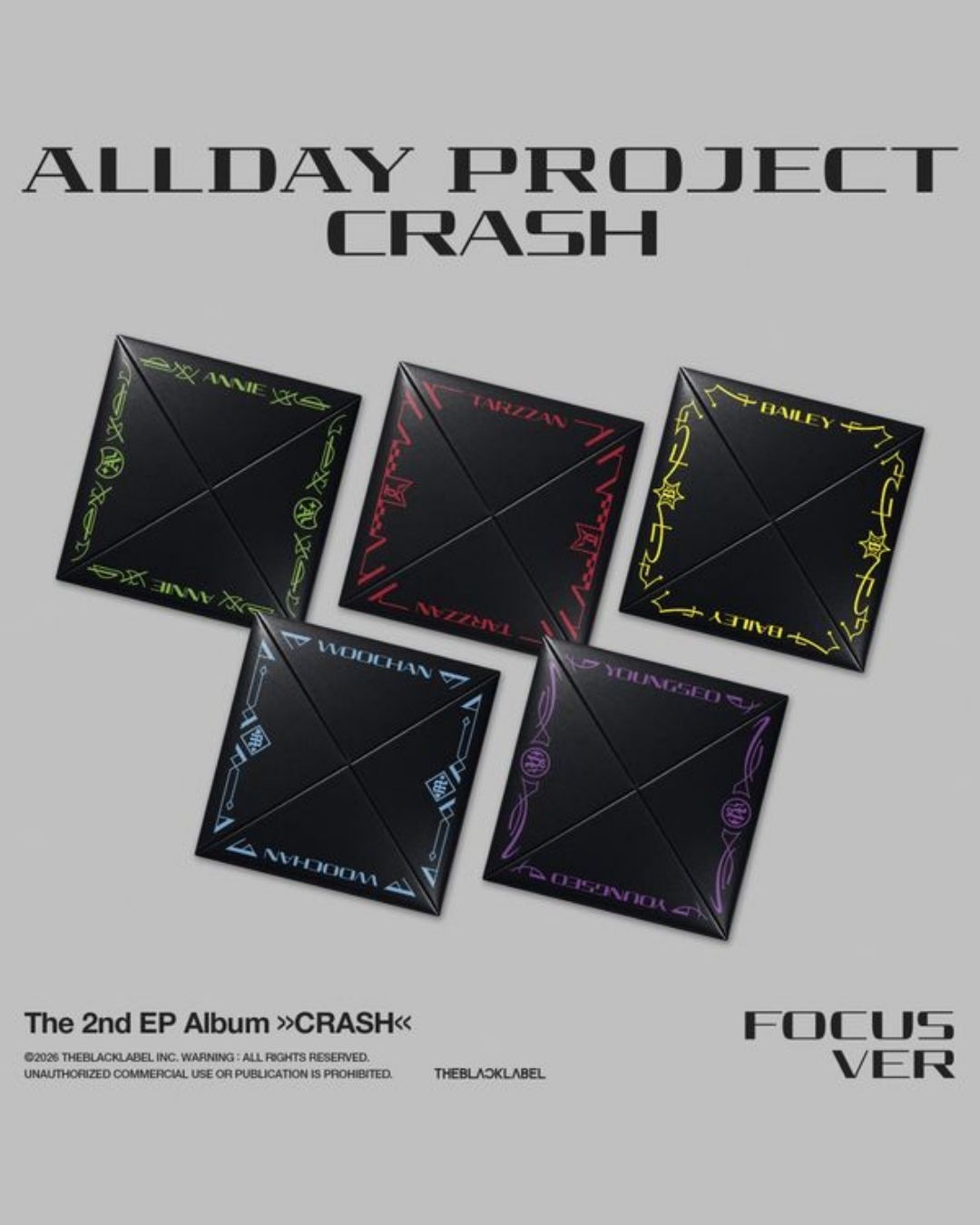 預購｜ALLDAY PROJECT 迷你二輯 [CRASH] FOCUS ver.