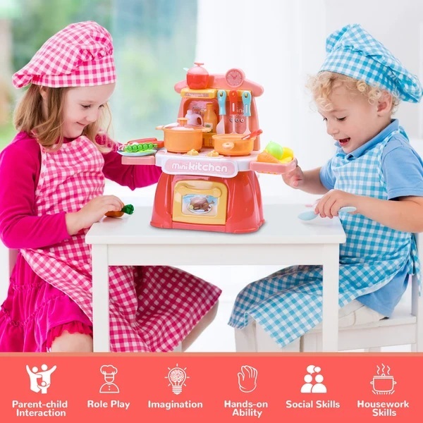 【Smart Angel】Mini Kitchen Playset 33 pcs (Ages 3+)