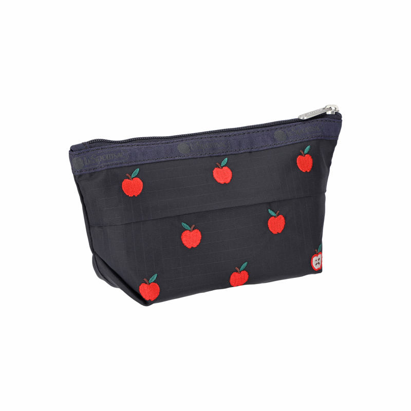 小梯形化妝包 (RED APPLE EMBROIDERY)
