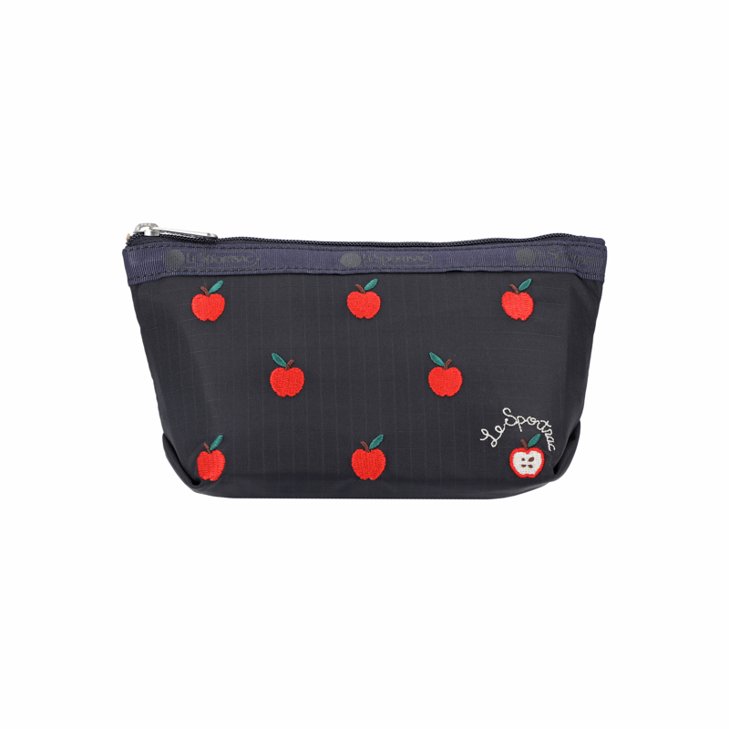 小梯形化妝包 (RED APPLE EMBROIDERY)