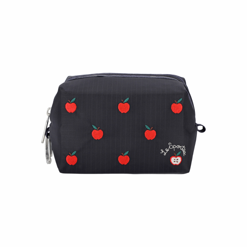 小型拉鍊收納包 (RED APPLE EMBROIDERY)