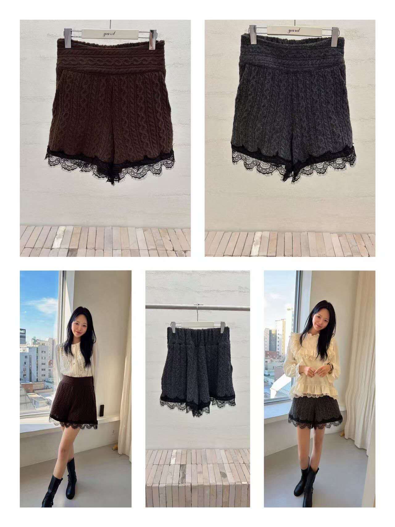 💍K6374  ▶️麻花短褲 👉W:cm H:cm L:cm