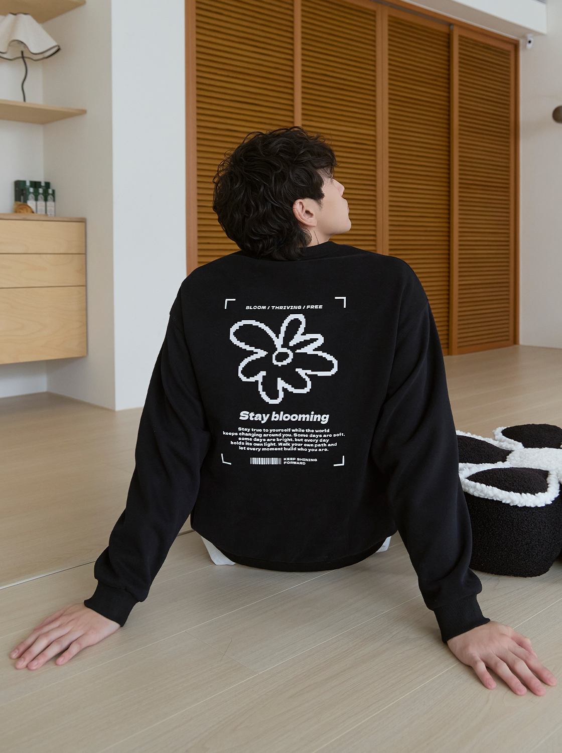 【任2件999】像素花花印花大學TEE