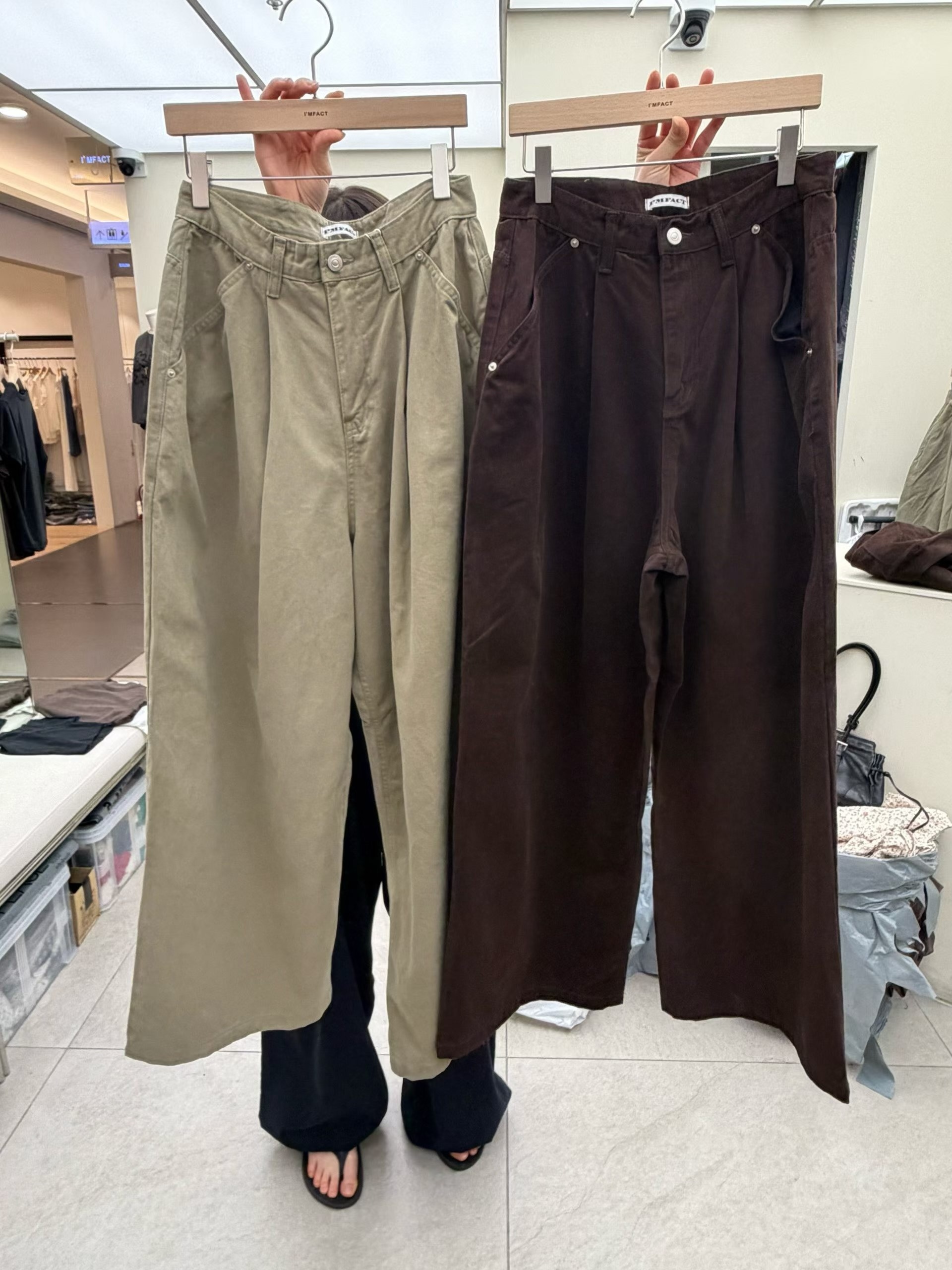 IF2617 Wide leg Labour PT