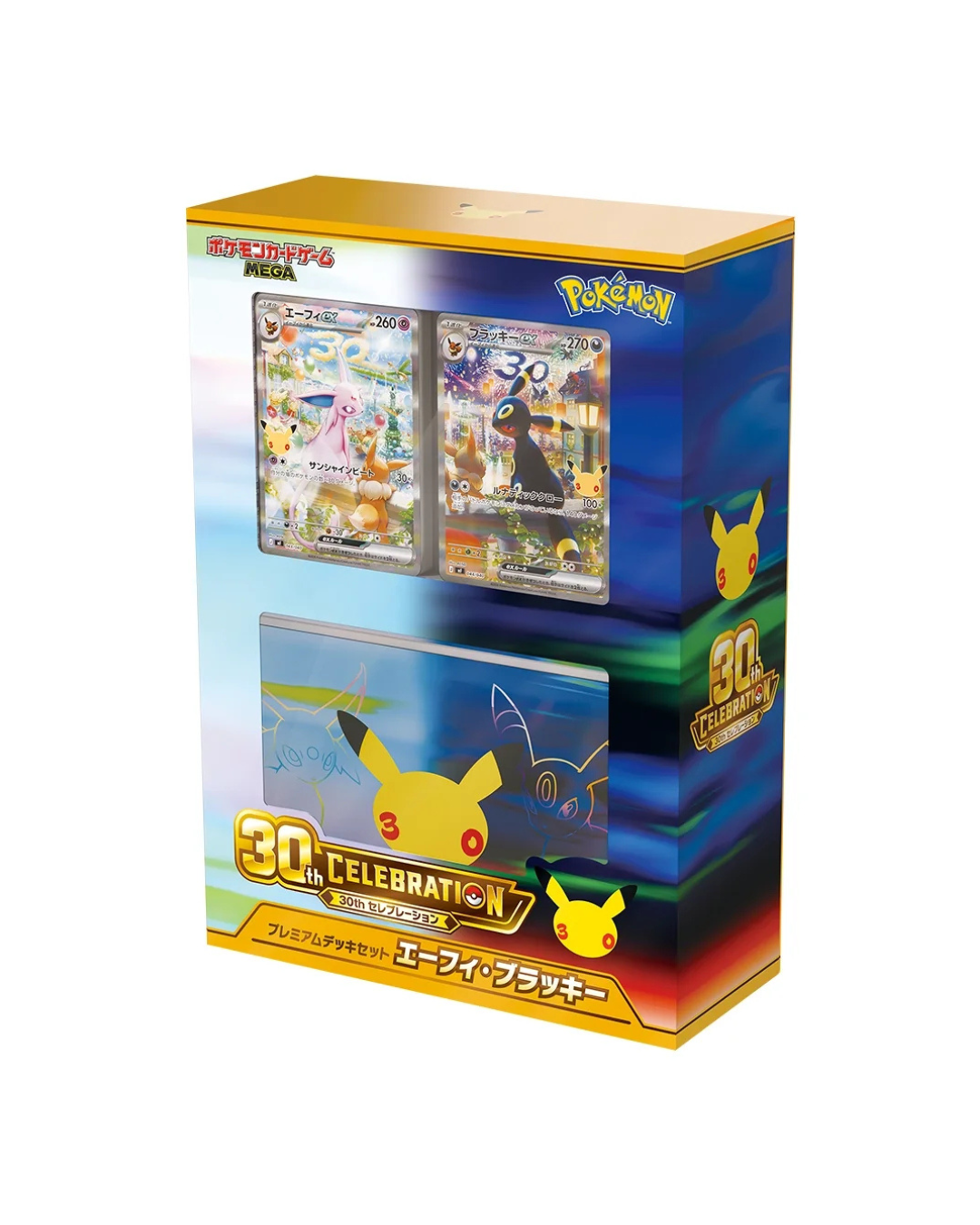 Pokemon TCG 日版 MF-PD30週年紀念頂級牌組組合太陽伊布 月亮伊布