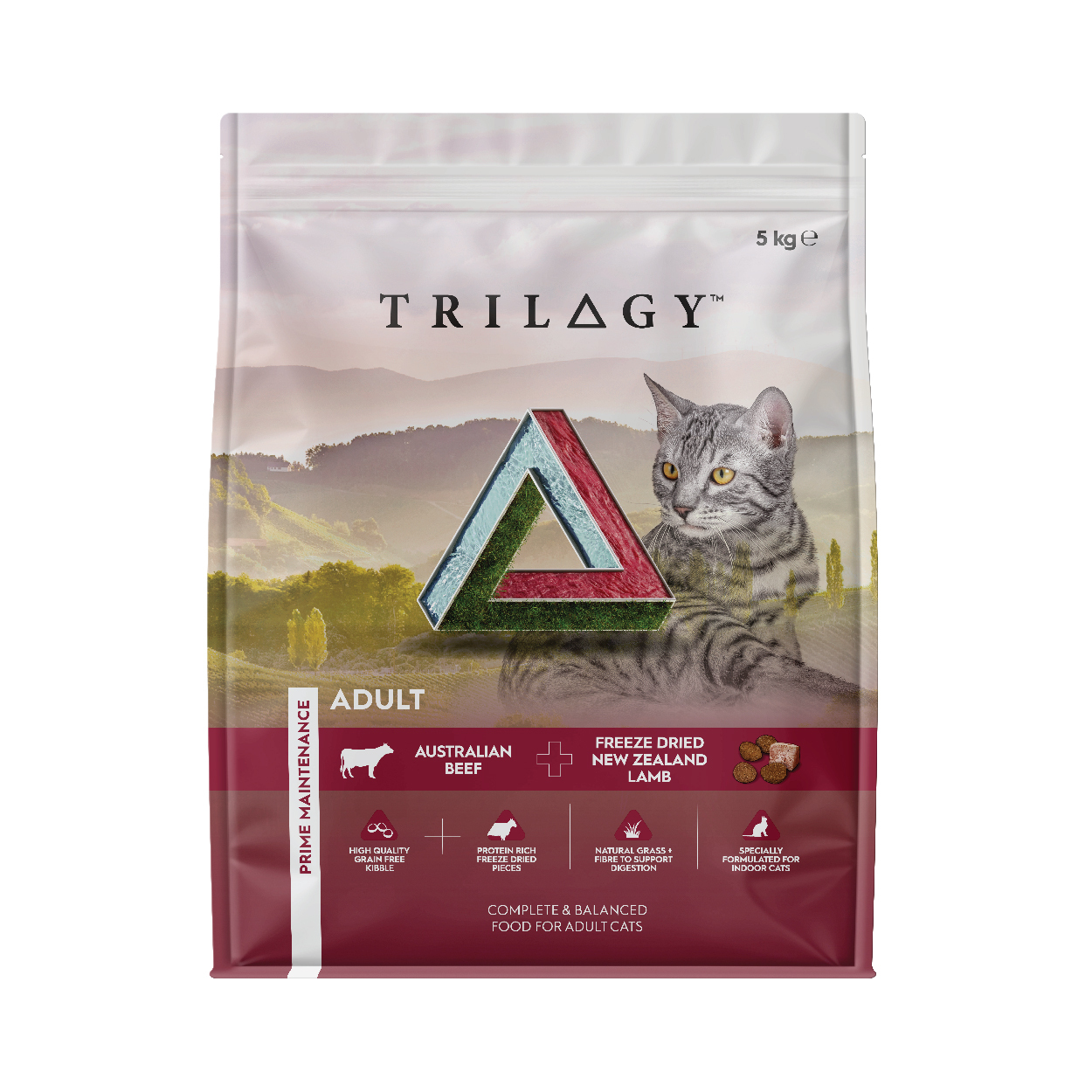 Trilogy奇境| 凍乾無穀成貓糧| 澳洲牛肉+紐西蘭羊肺| 5kg