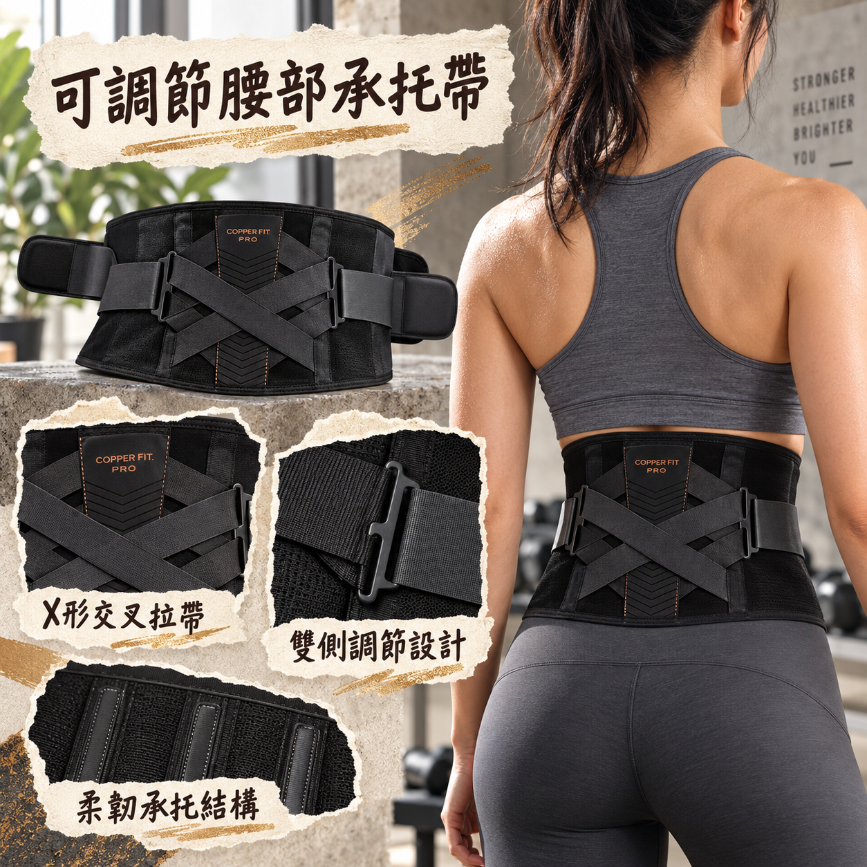 【預購】Copper Fit Pro N091503 護腰帶