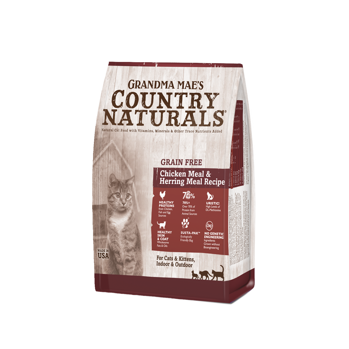Country Naturals 無穀物貓糧 雞肉鯡魚防敏配方