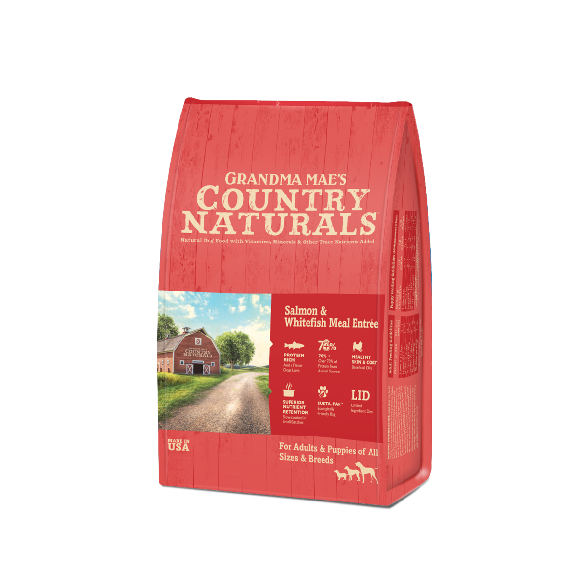 Country Naturals 燕麥狗糧 三文魚白鮭魚護目配方