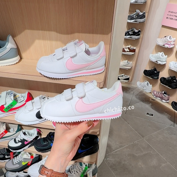 Nike cortez 寶寶阿甘鞋 粉白 小童 / 中童