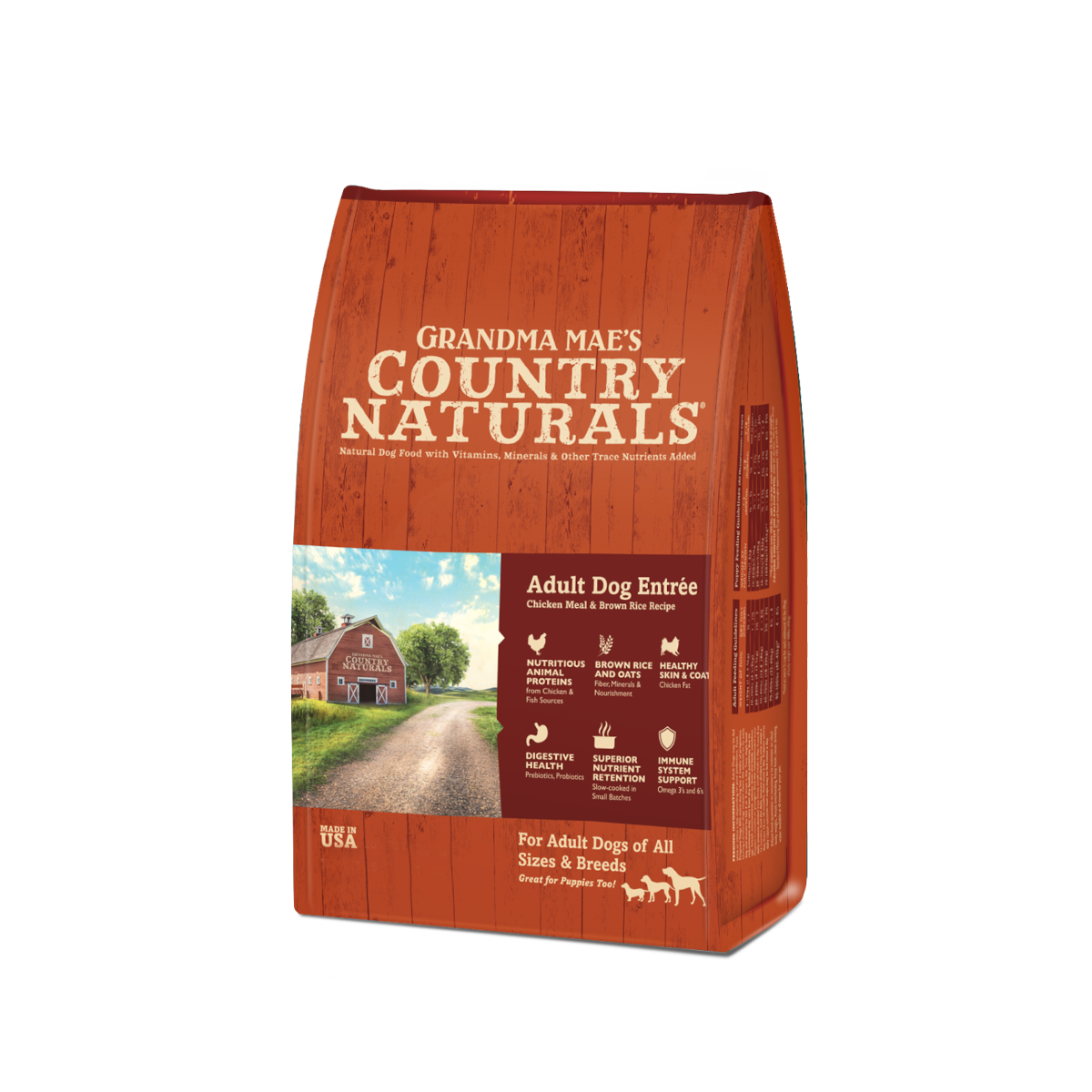 Country Naturals 燕麥狗糧 鯡魚雞肉成犬腸道保護配方
