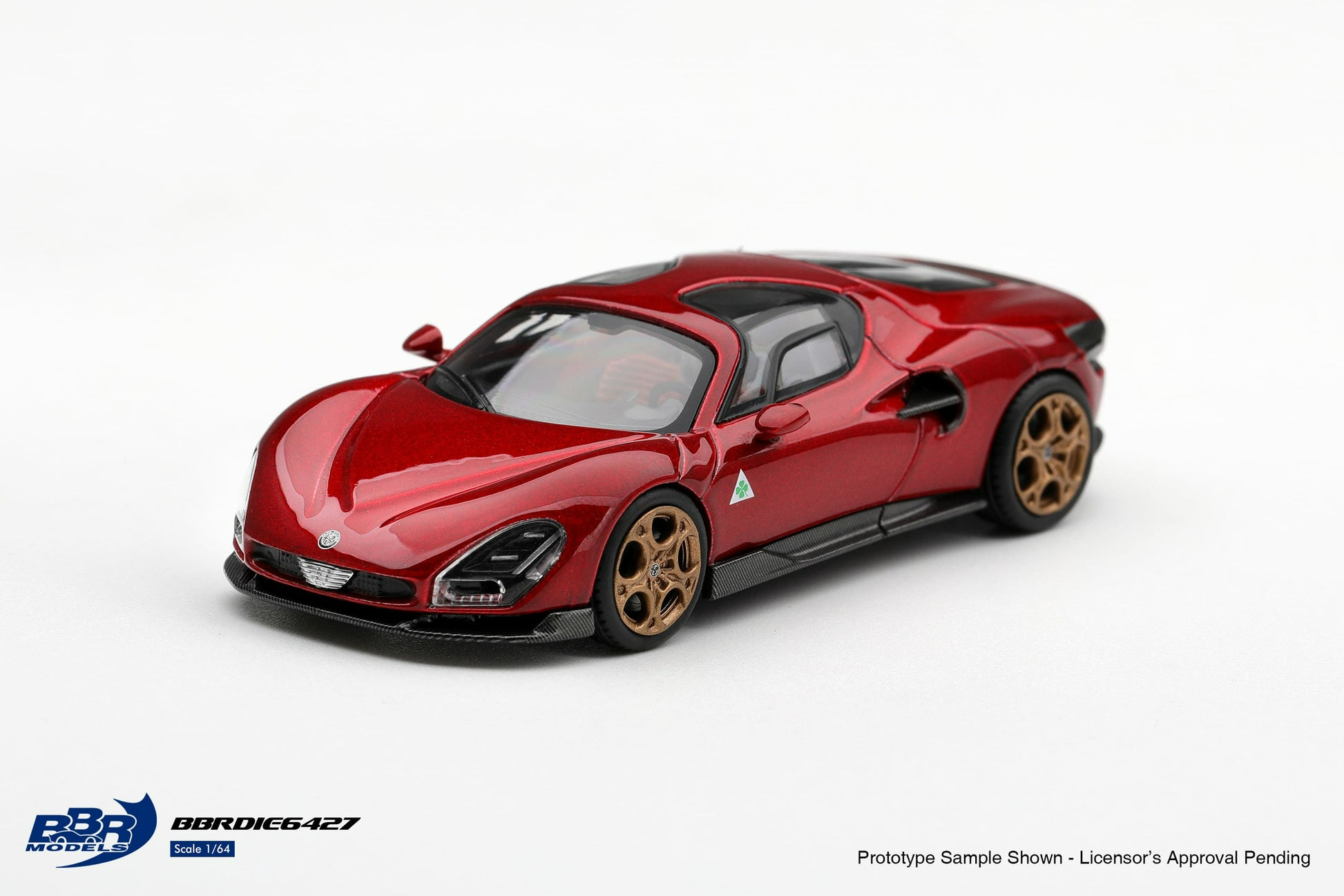 [預訂] BBR Alfa Romeo 33 Stradale Rosso Villa d'Este紅色