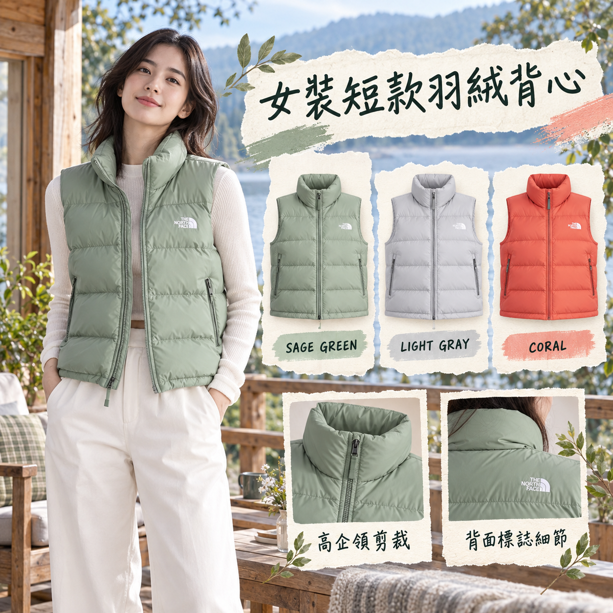 【預購】The North Face N091508 Hydrenalite A-Line 女裝羽絨背心