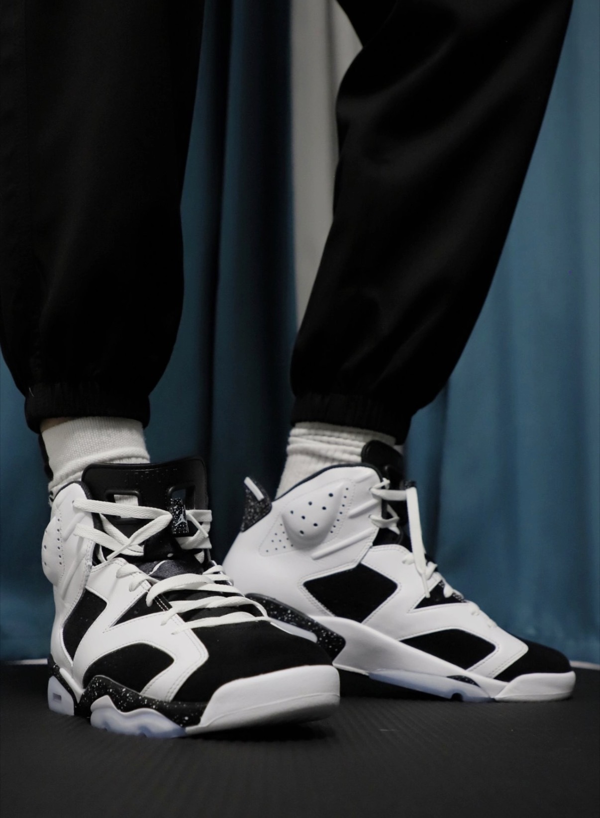 男鞋 NIKE AIR JORDAN 6 RETRO 'Black and White' 白黑 奧利奧 皮革 復古 喬丹 高筒 休閒 運動鞋【CT8529-108】AJ6