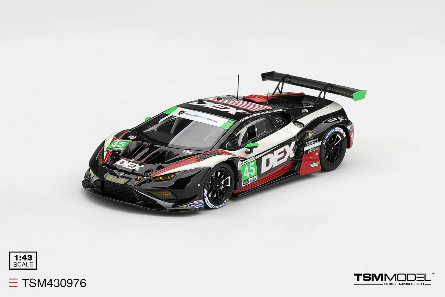 [預訂] TSM Model 1/43 林寶堅尼 Lamborghini Huracan GT3 EVO2 #45 DEX Wayne Taylor Racing 2026 IMSA Daytona 24小時賽