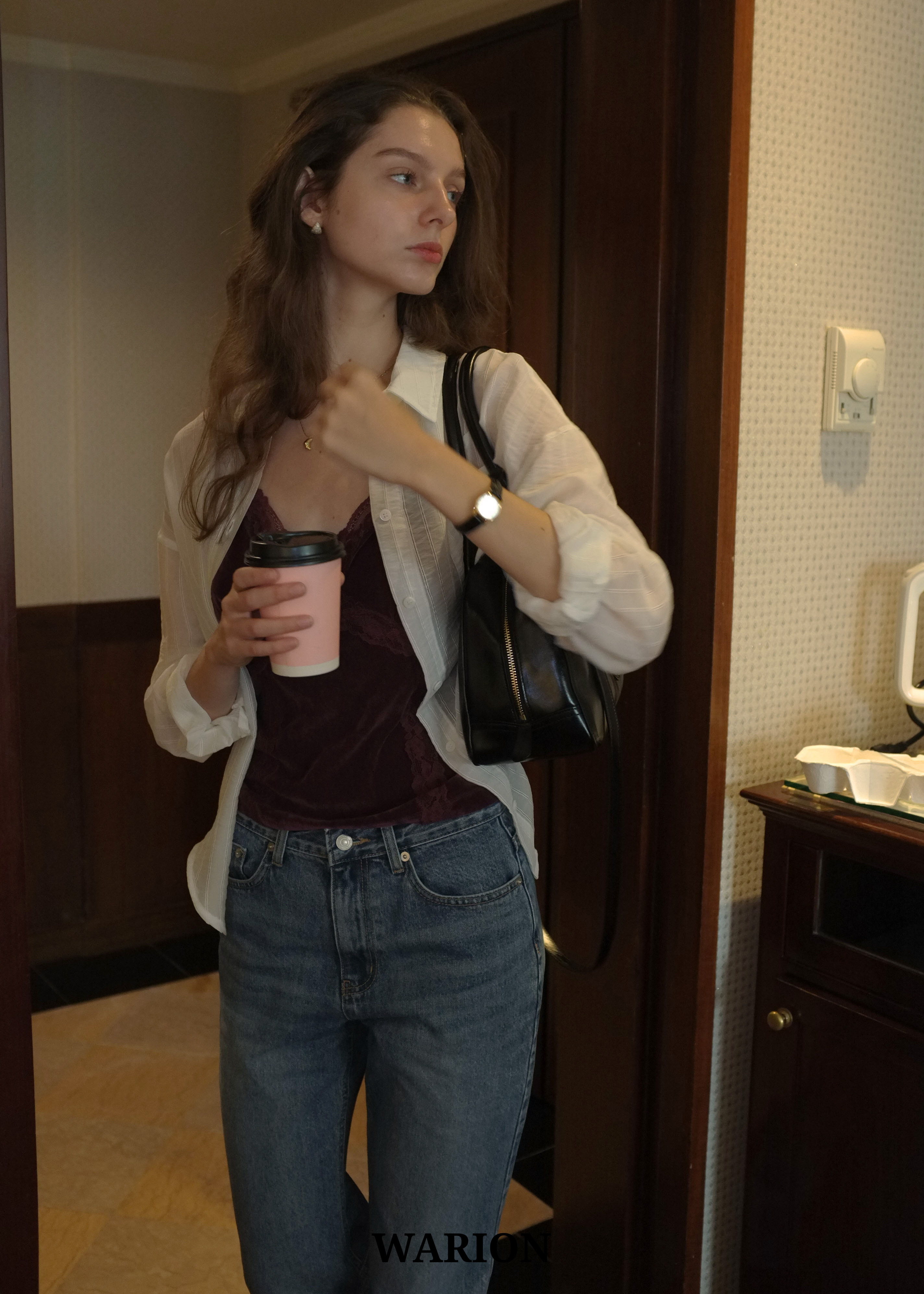 Manon Stripe Shirt - White