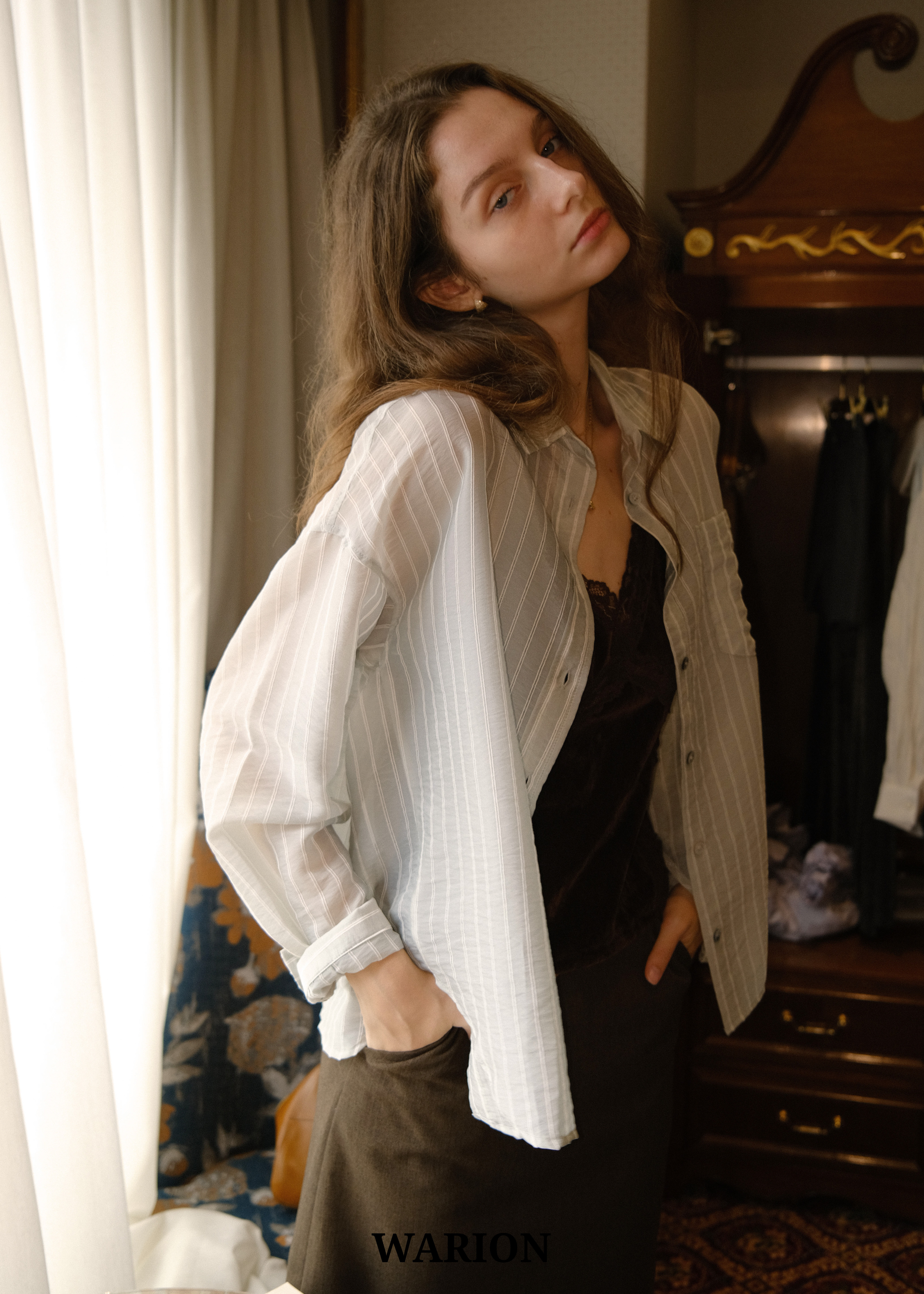 Manon Stripe Shirt - Stonegrass