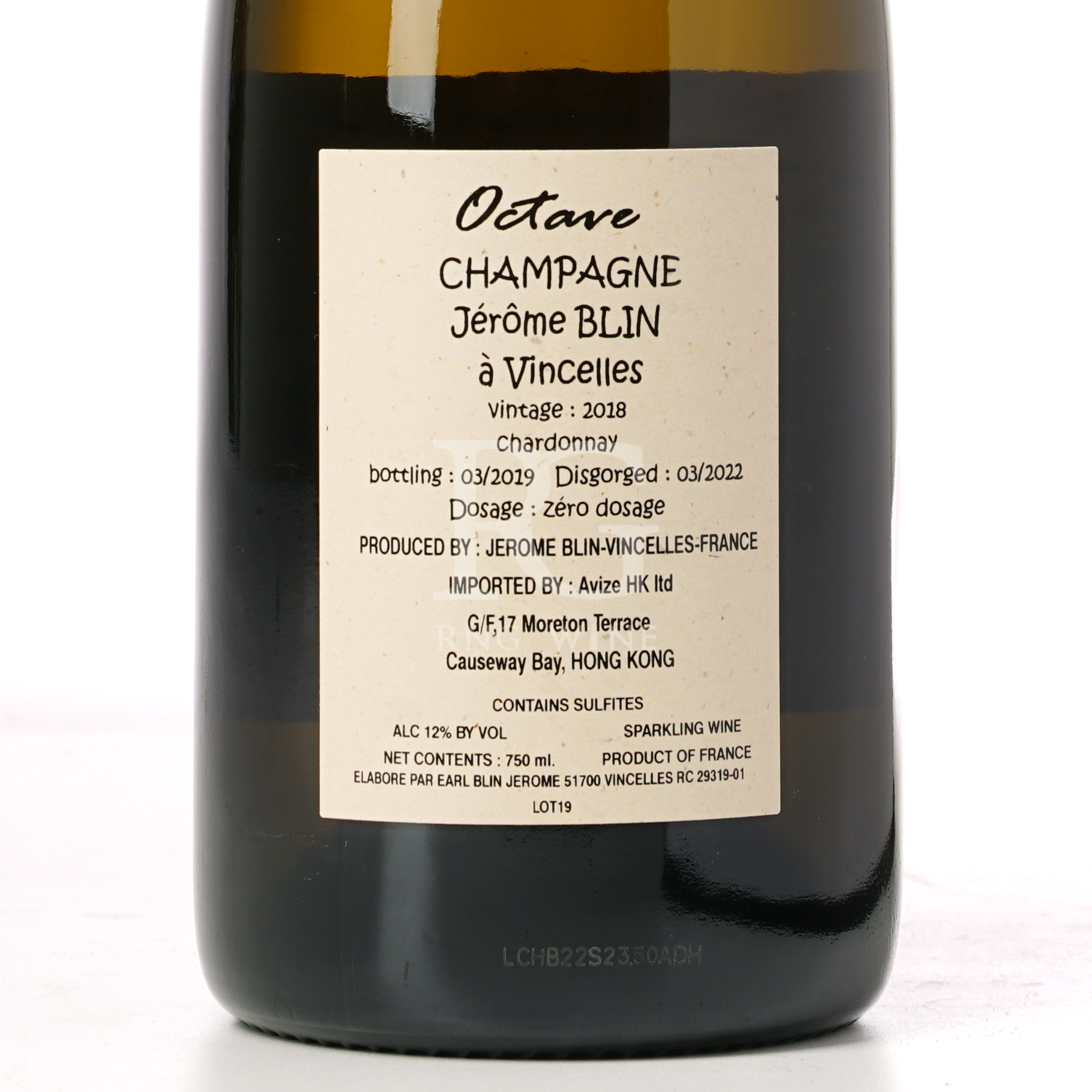 Jerome Blin Octave Blanc de Blancs Brut Nature